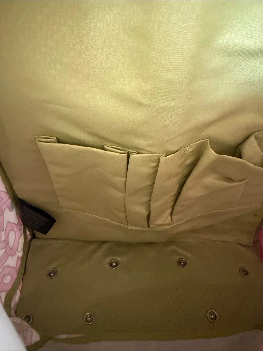 Tous Pink Kids Rolling Backpack with Colorful Number & Bear Print